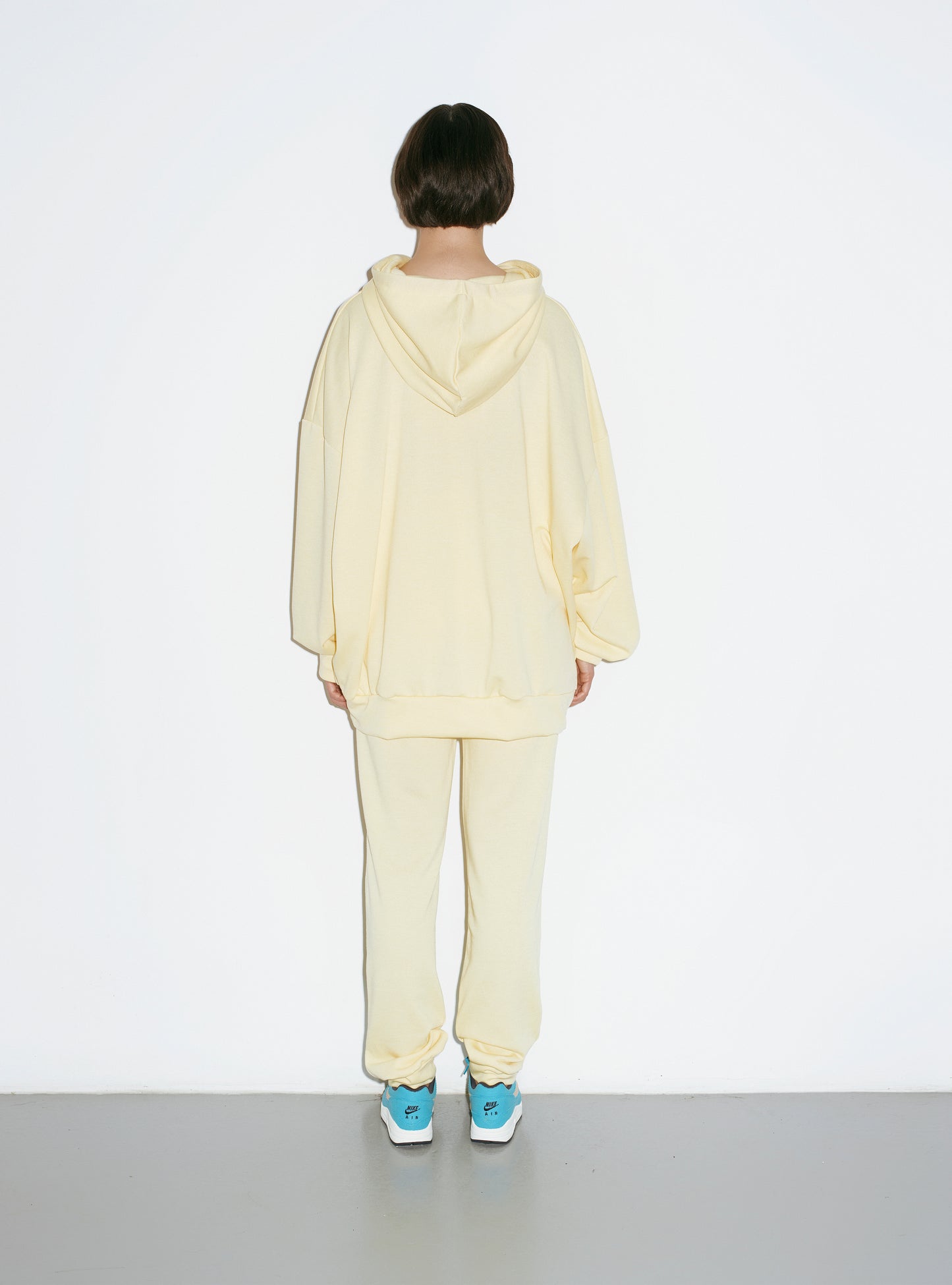 SIMPLICITÉ OVERSIZED BASIC HOODIE - yellow