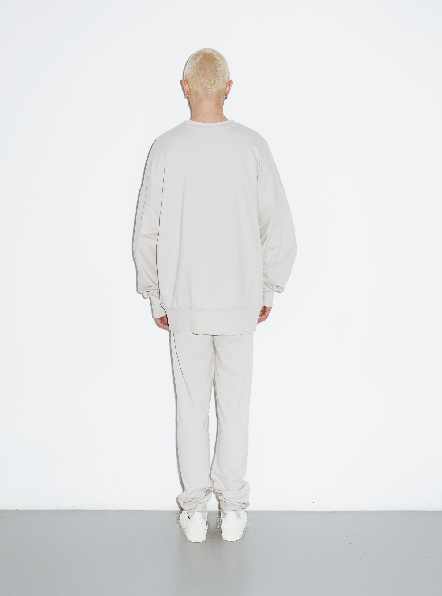 SIMPLICITÉ BASIC OVERSIZE SWEATER - beige