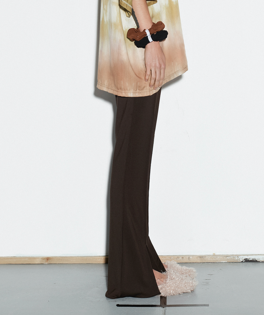 CITY LEGACY TRAPEZE PANTS - brown