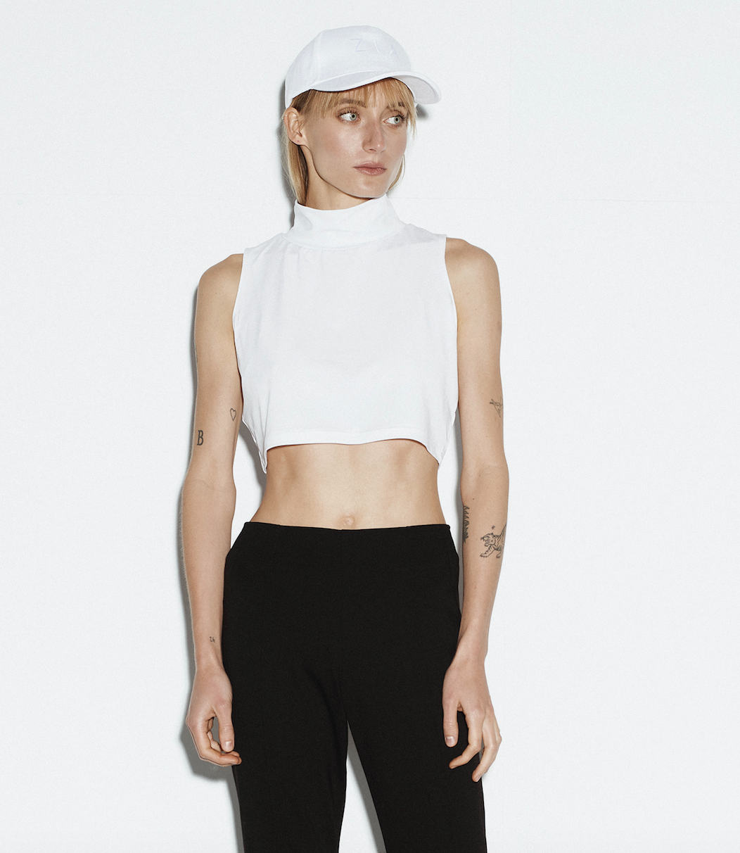 Casual crop top - White