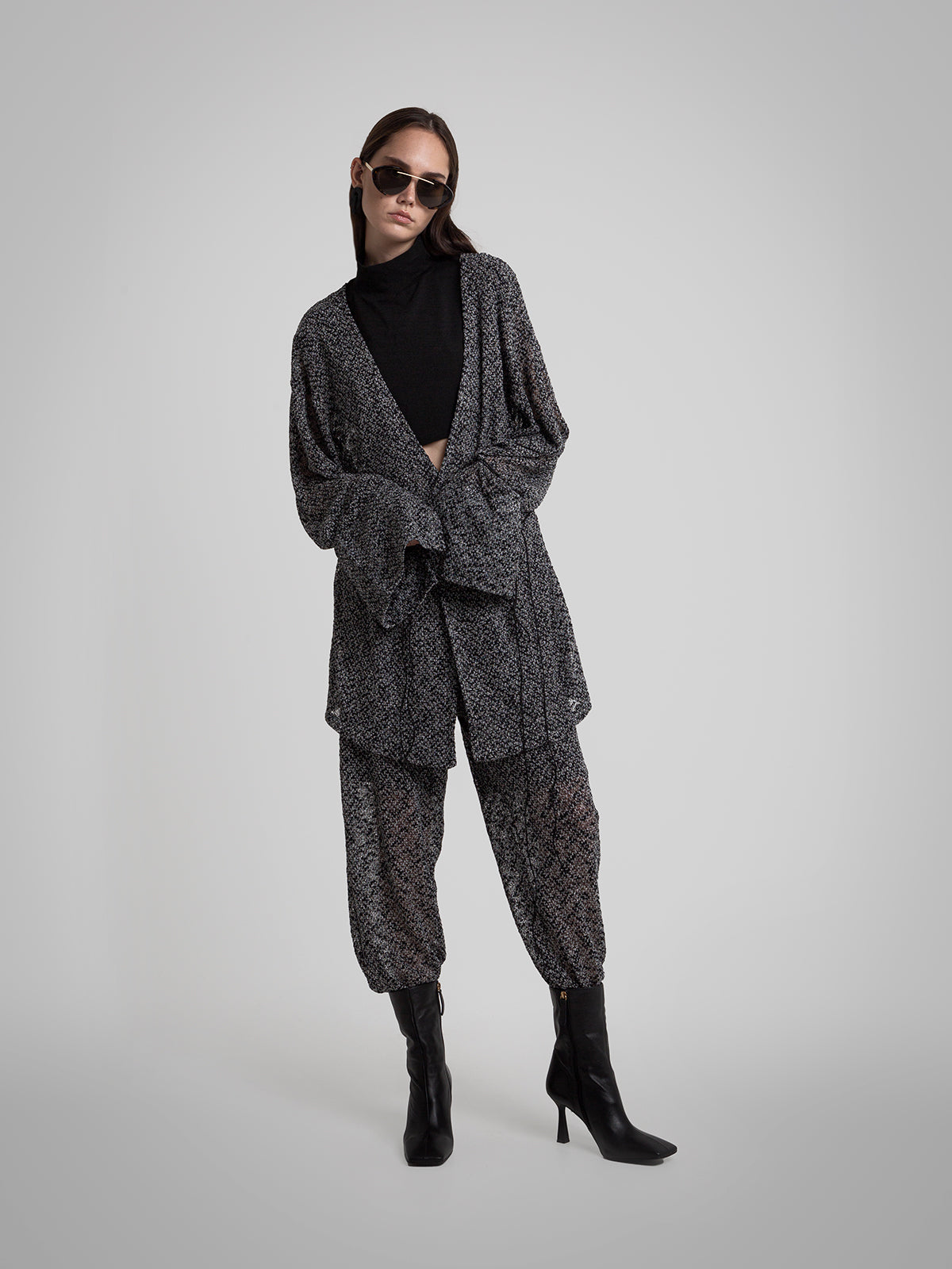 CITY LEGACY 2.0 KNITTED TROUSERS - black